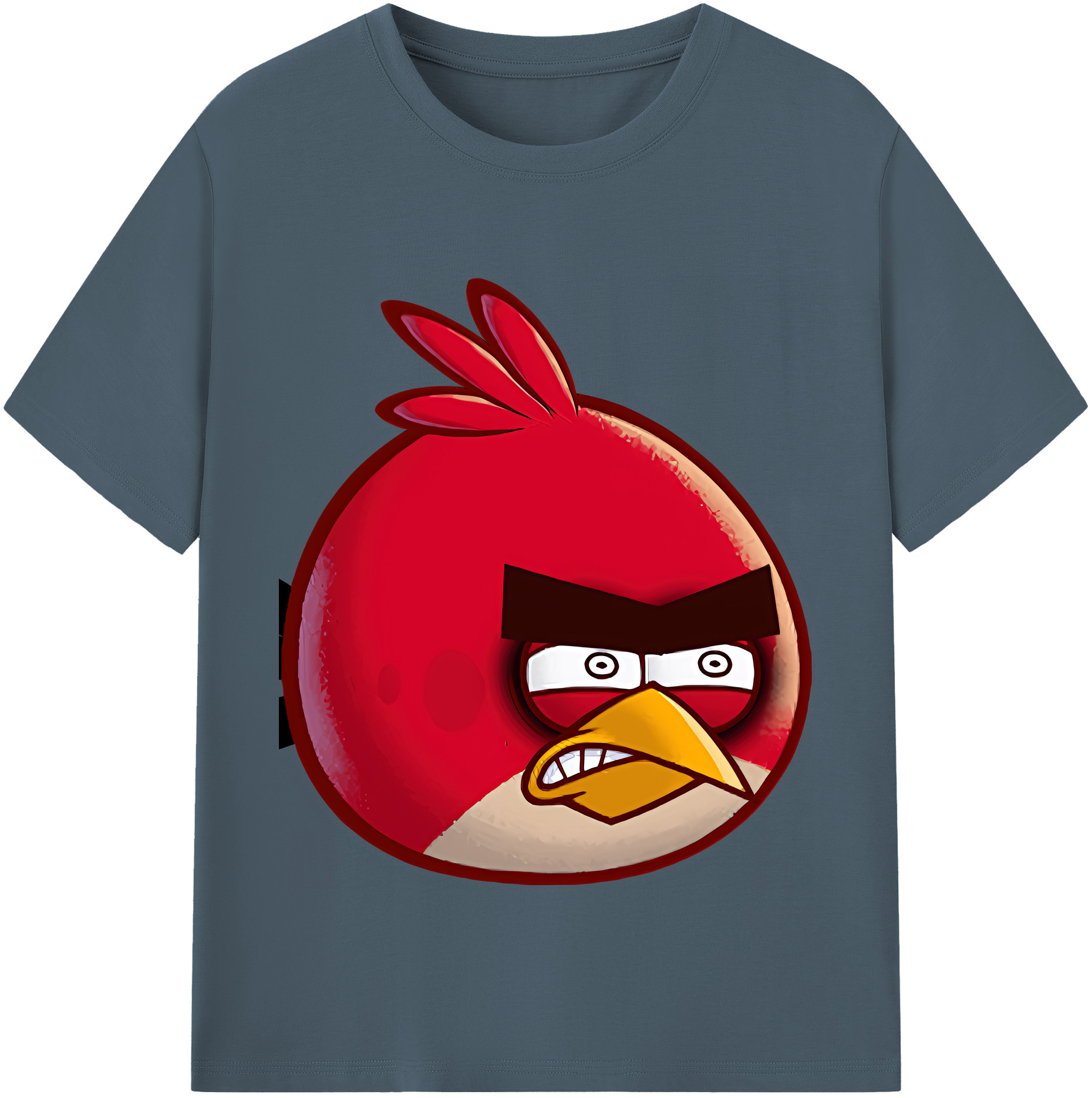 （画像用） Angry Birds アングリーバード 綿100％半袖Tシャツ（フロントプリント）